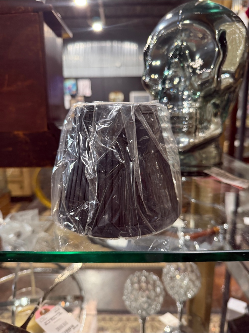 Black Decorative Lampshade  - Sleek Modern Accent